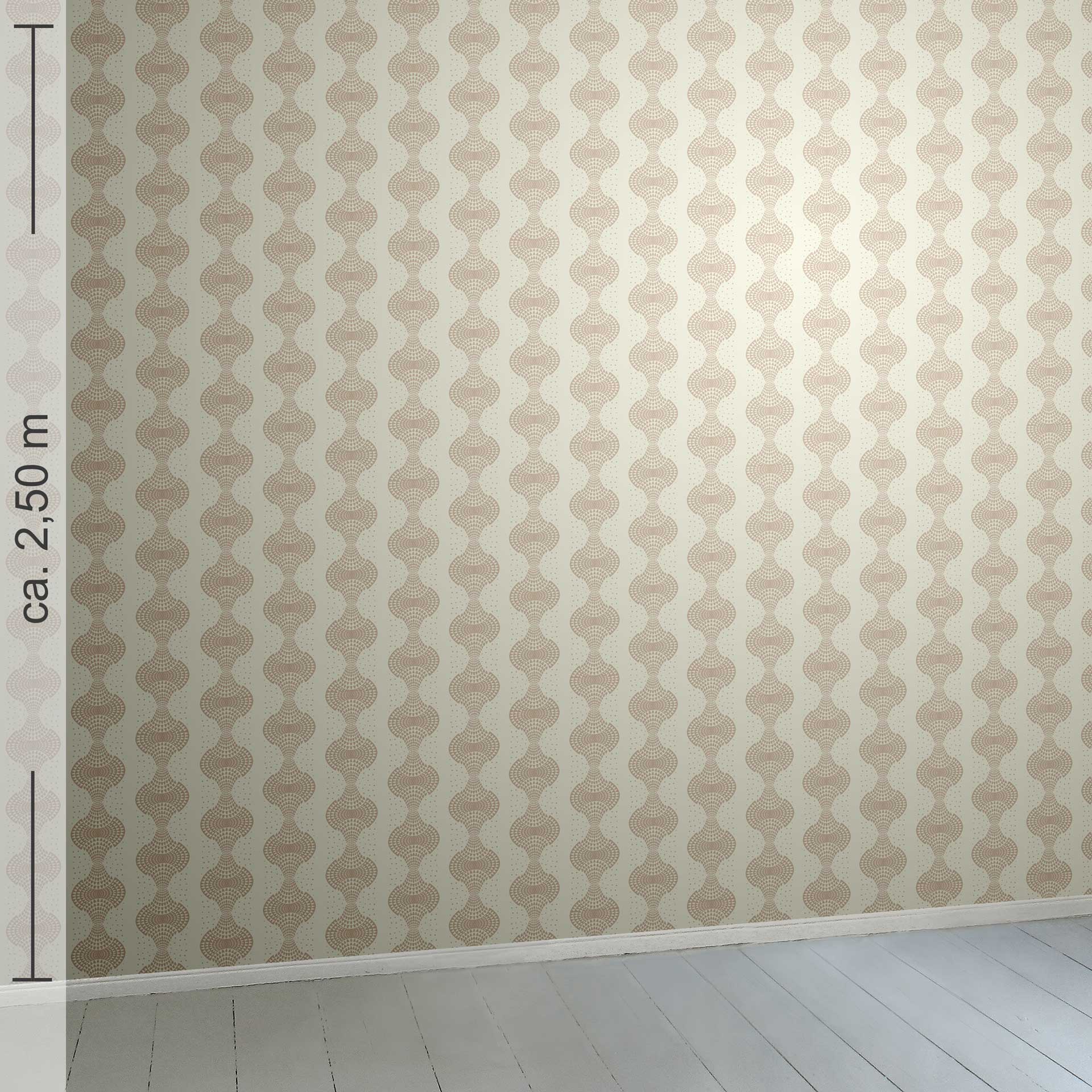 geometrisch 4k, Raumansicht ca. 2,50 m x 2,50 m