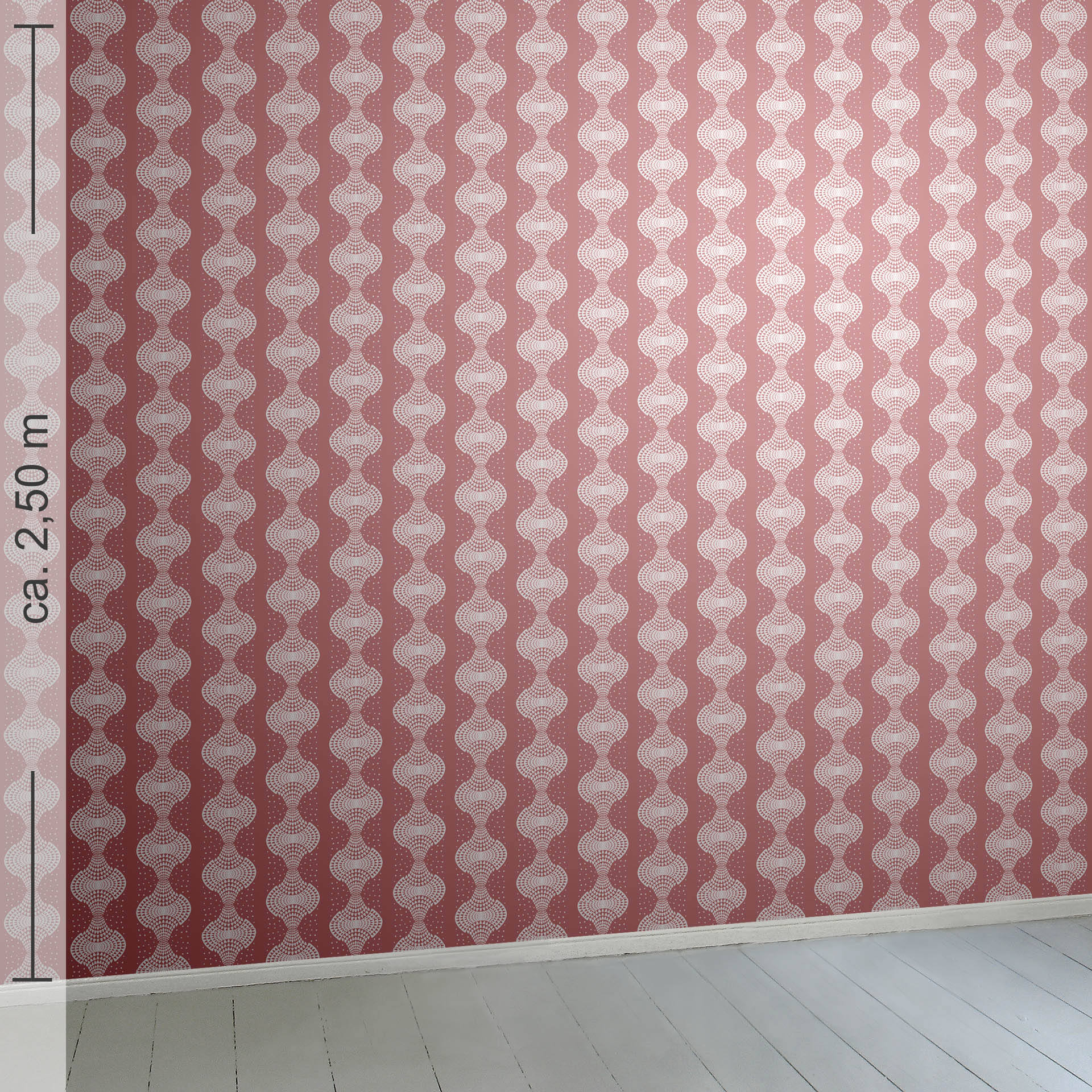 geometrisch 5k, Raumansicht ca. 2,50 m x 2,50 m