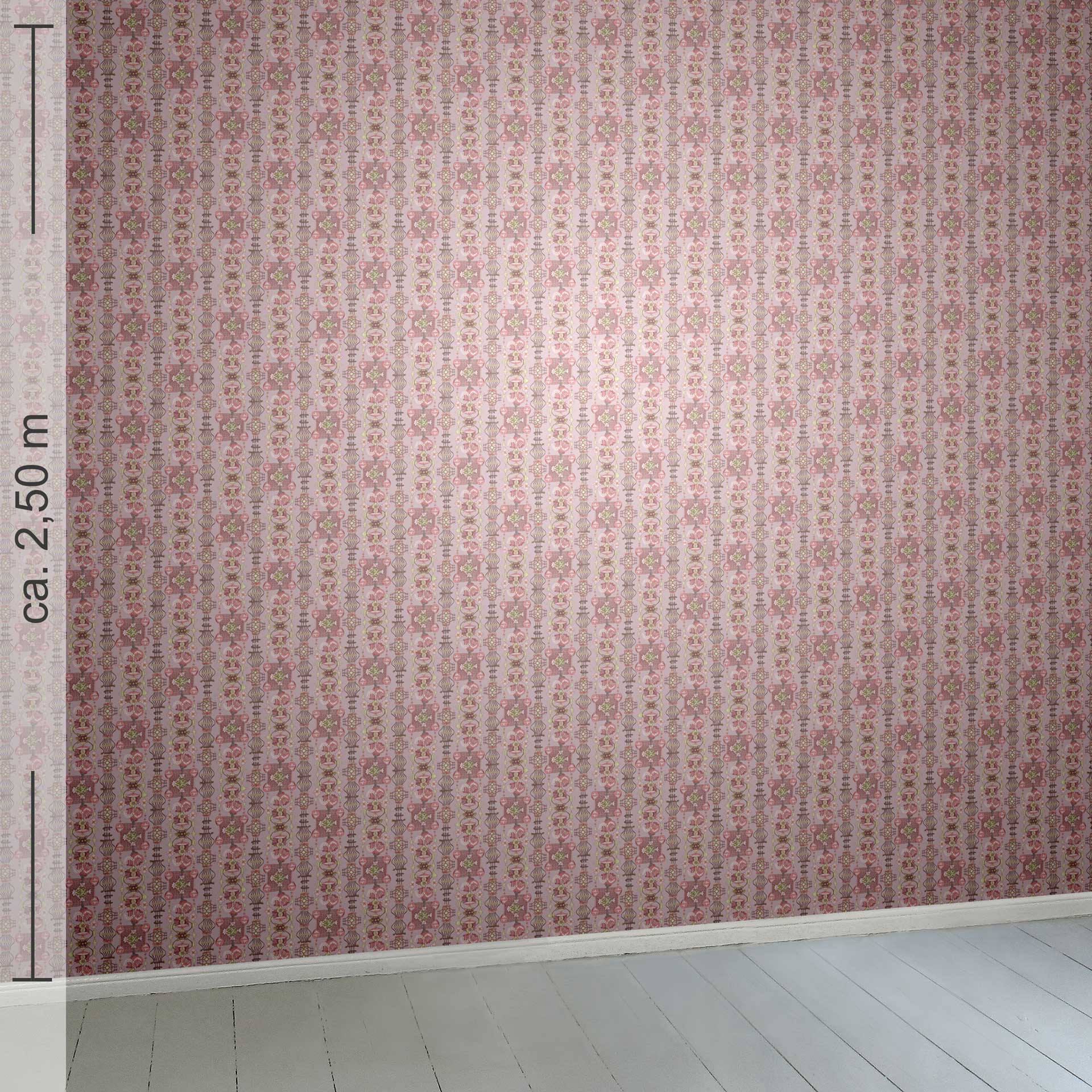 geometrisch 1h, Raumansicht ca. 2,50 m x 2,50 m