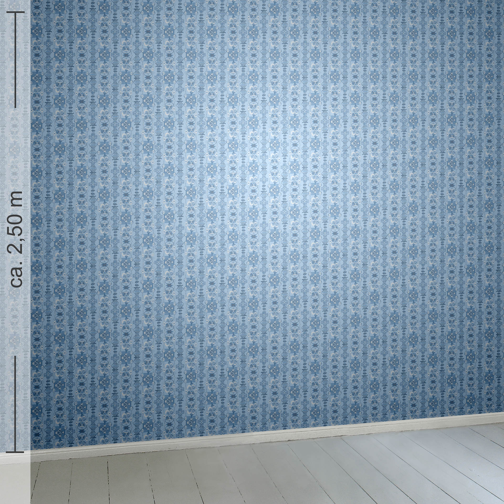 geometrisch 4h, Raumansicht ca. 2,50 m x 2,50 m