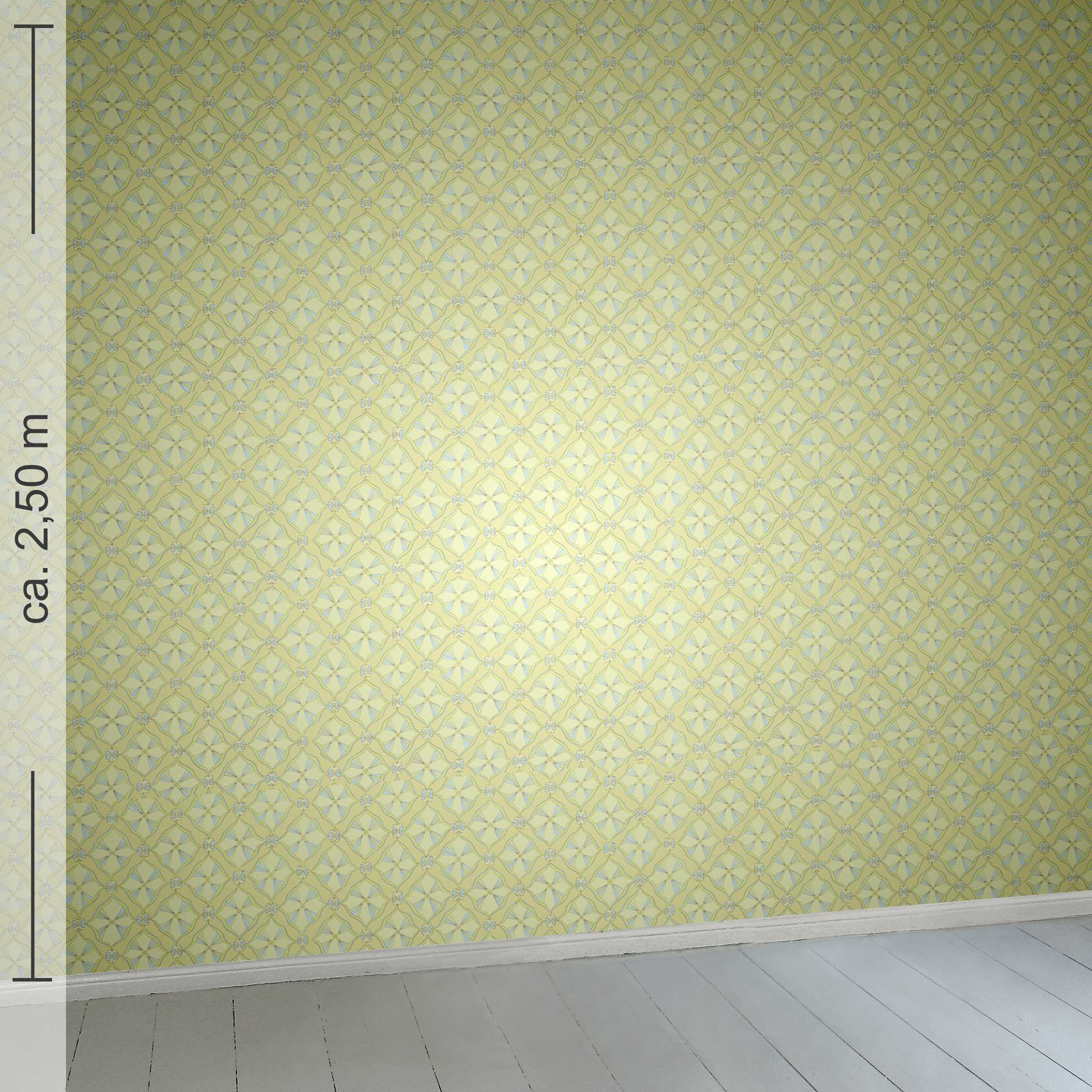 geometrisch 7h, Raumansicht ca. 2,50 m x 2,50 m