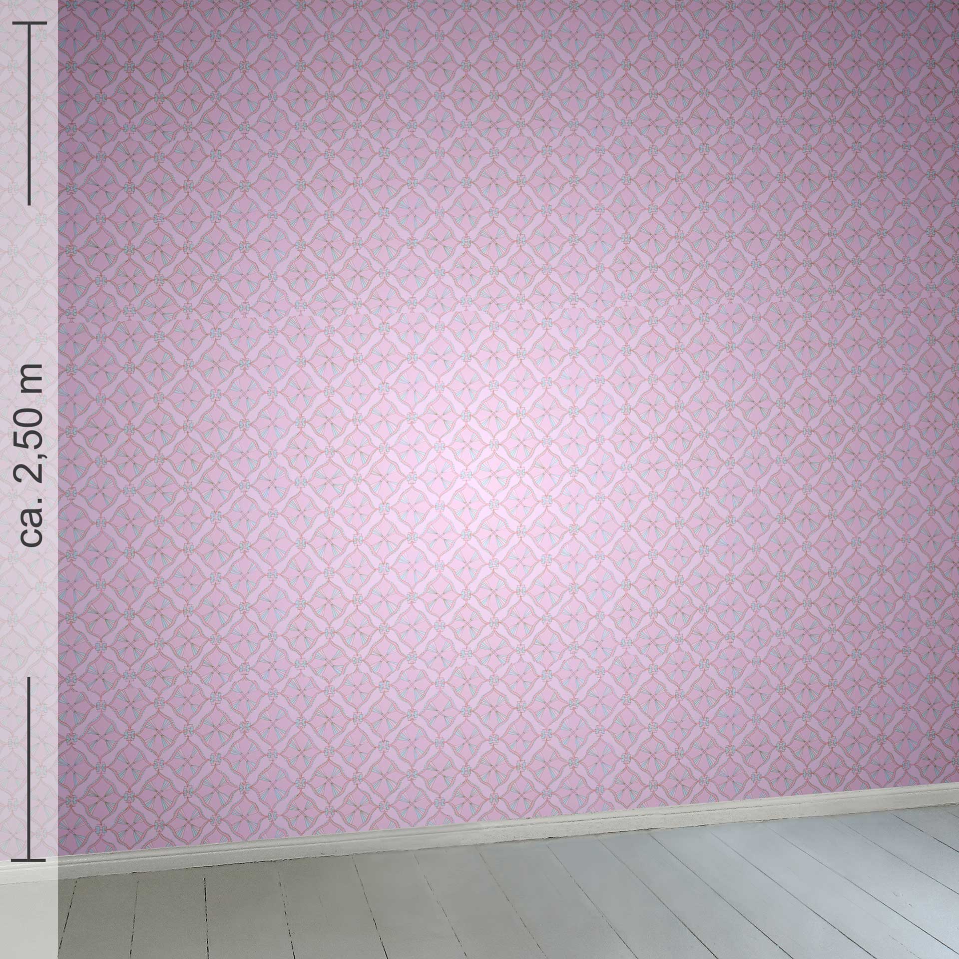 geometrisch 9h, Raumansicht ca. 2,50 m x 2,50 m