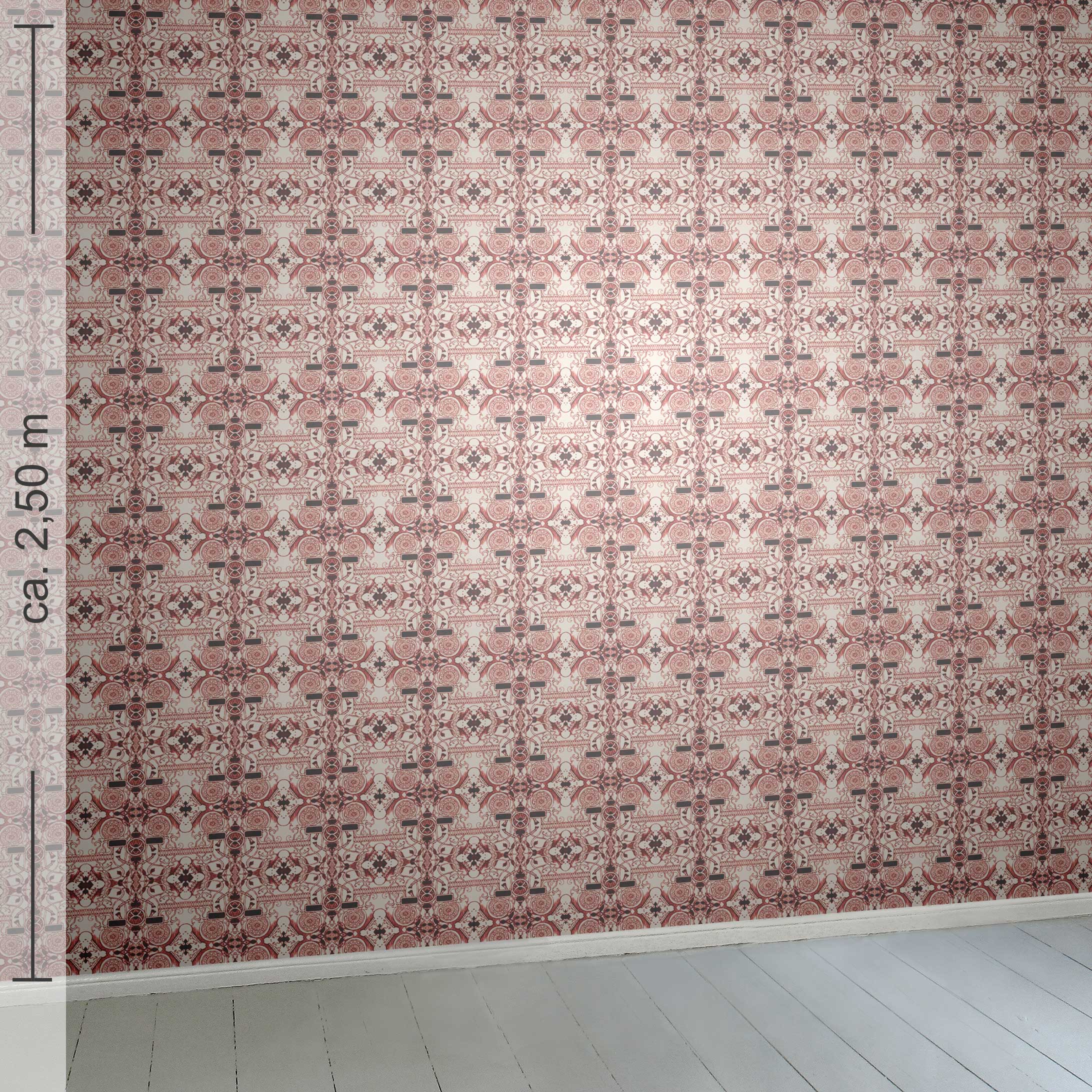 geometrisch 16h, Raumansicht ca. 2,50 m x 2,50 m
