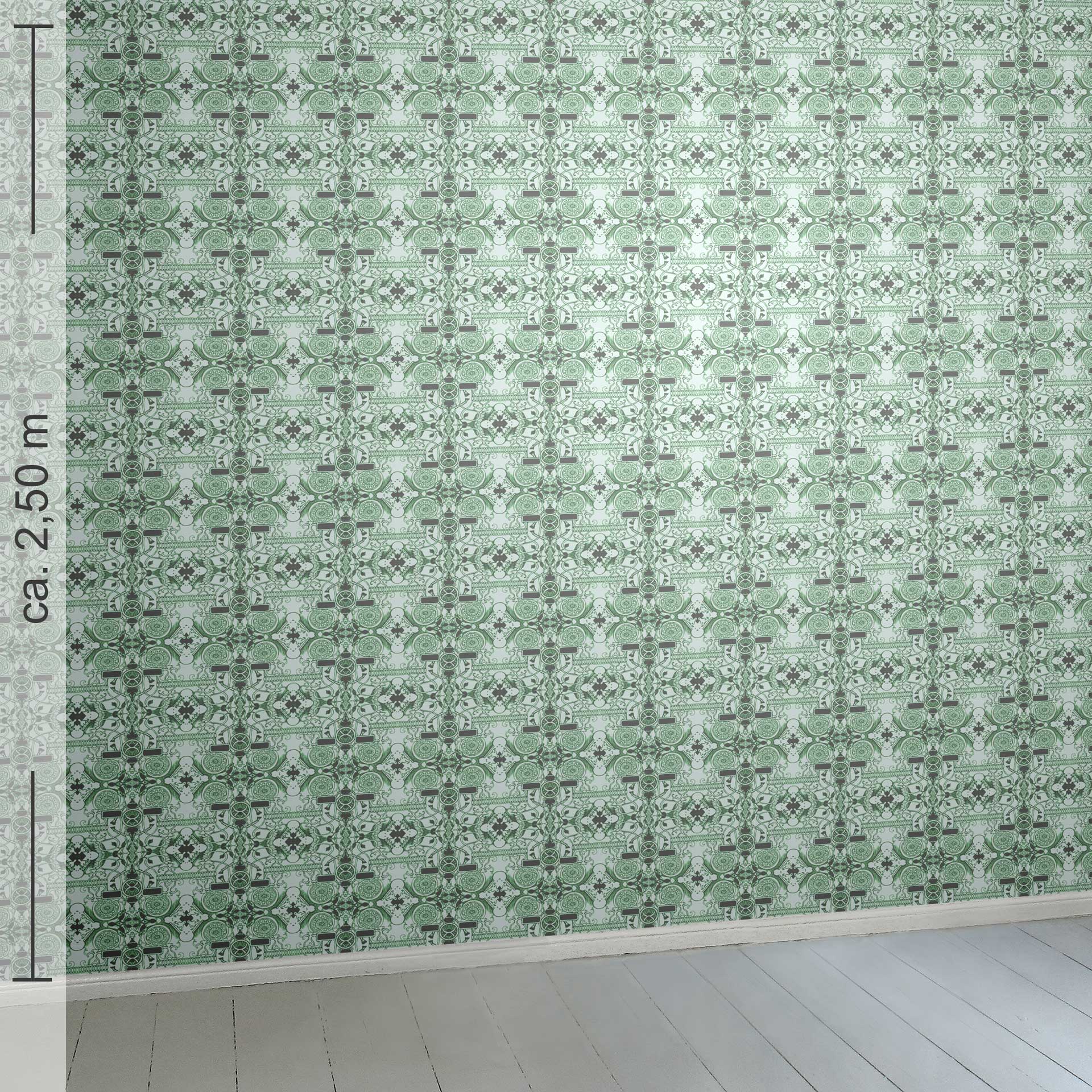 geometrisch 17h, Raumansicht ca. 2,50 m x 2,50 m