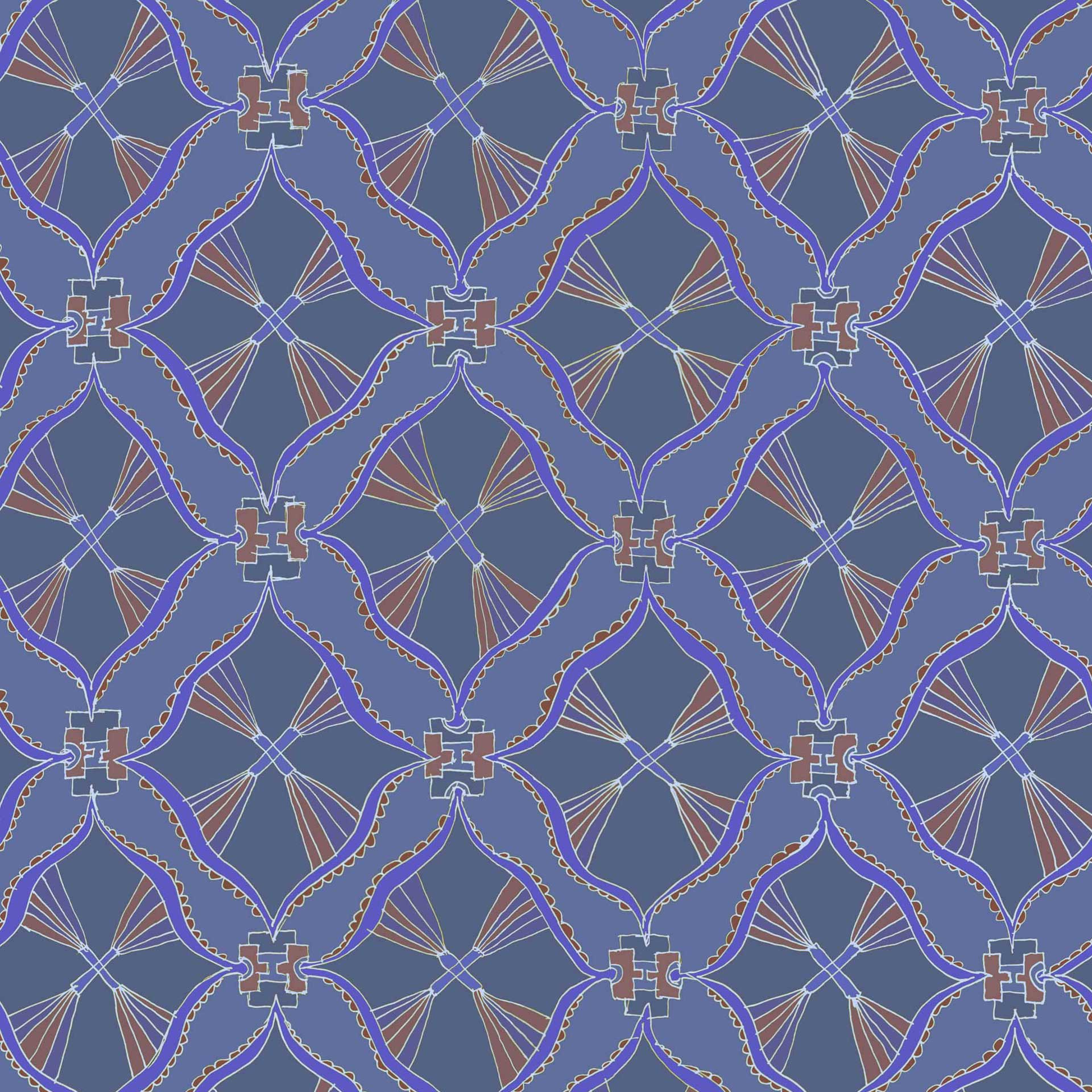 kleingemustert 15h, Detail
