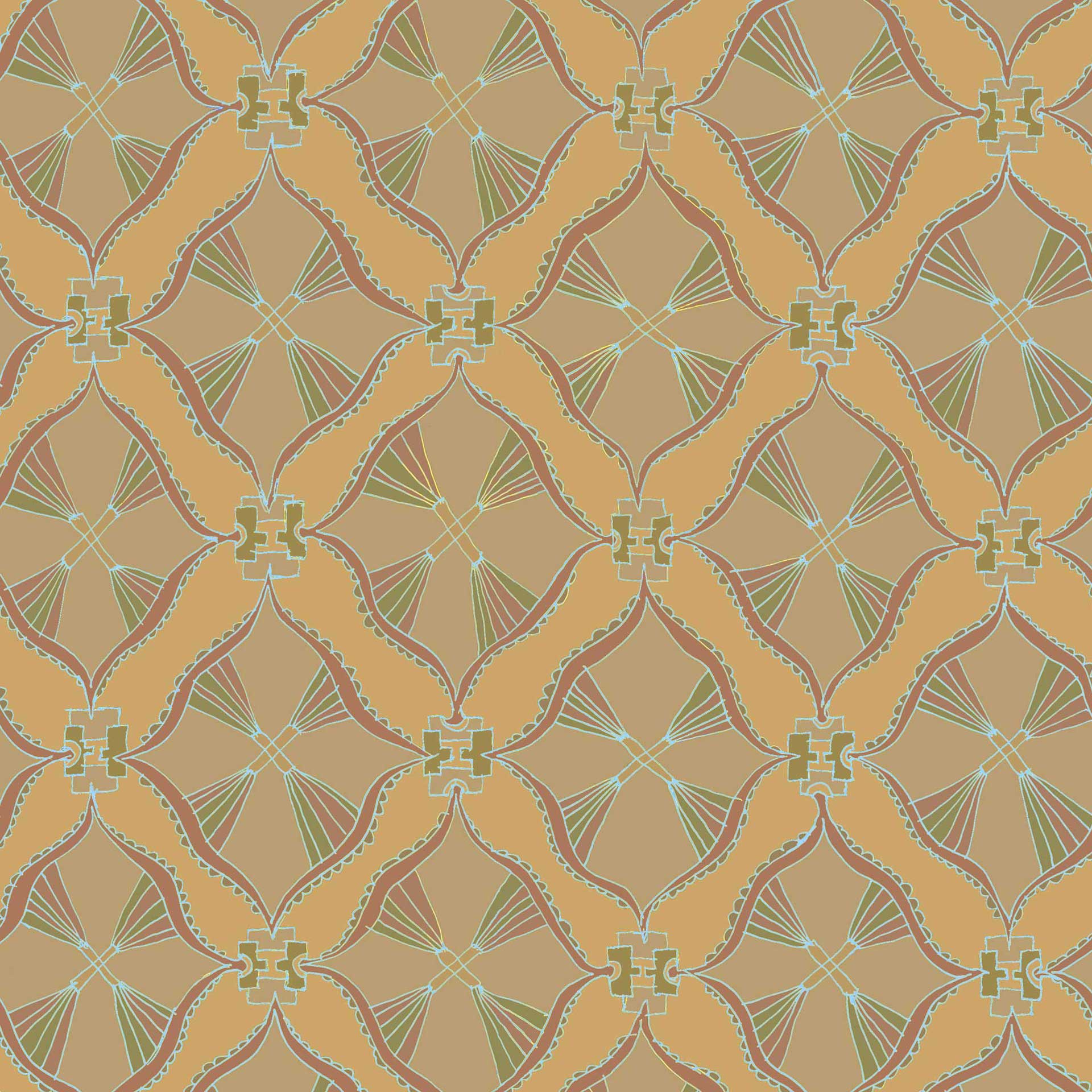 kleingemustert 15kh, Detail