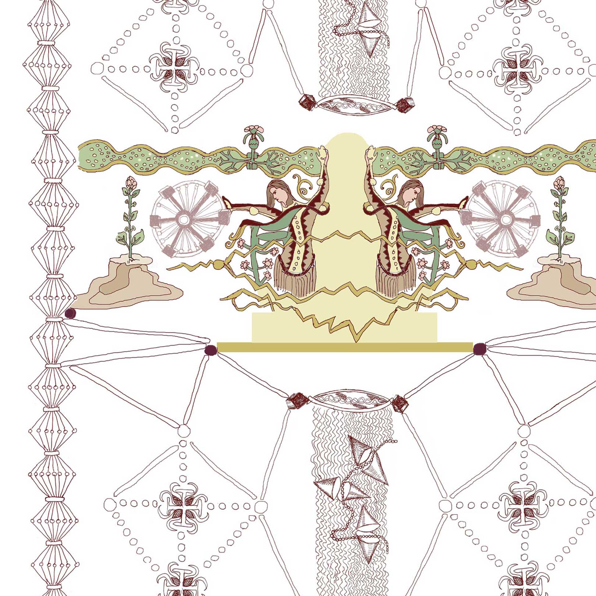 geometrisch 6h, Detail